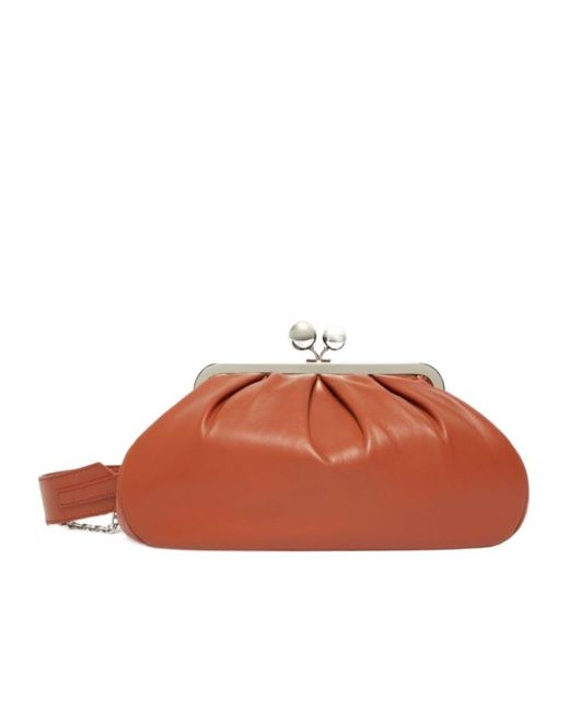 Weekend by Maxmara Brown Medium Sheepskin Pasticcino Bag