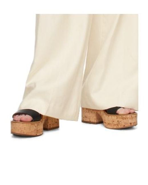 Gabriela Hearst Black Sardis Platform Sandals