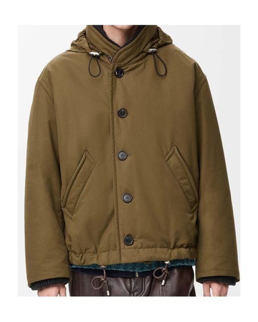 Loewe Green Long Sleeve Casual Jacket for men