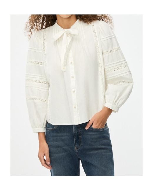 iBlues White Loose-Fit Shirt