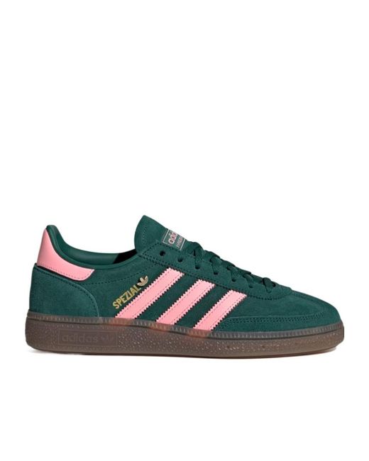 Adidas Originals Green Handball Spezial Lace-Up Sneakers