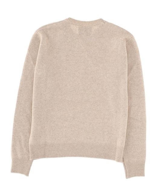 Mc2 Saint Barth Natural Crew Neck Sweater