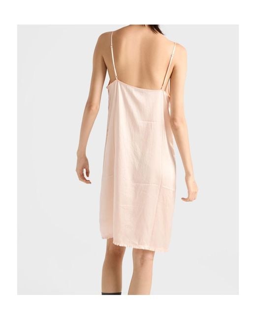 Prada Pink Old Satin Slip Dress
