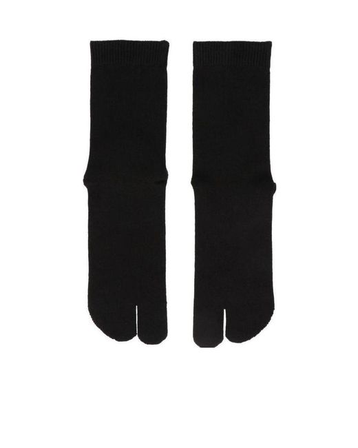 Maison Margiela Black Tabi Toe Socks