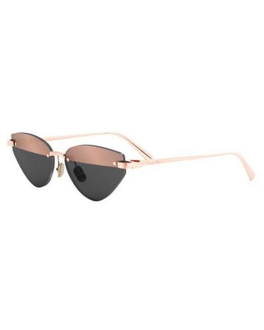 Dior White Geometric Sunglasses