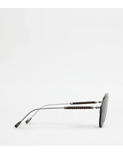 Tod's Blue Full-Rim Sunglasses for men