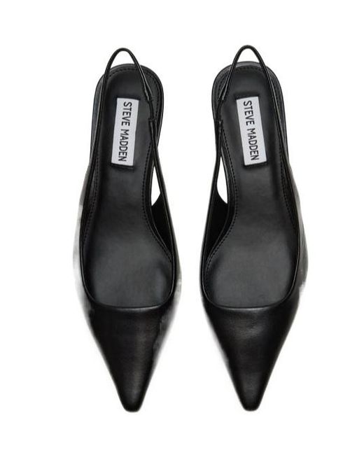 Steve Madden Black Kari Slingback Heeled Pumps