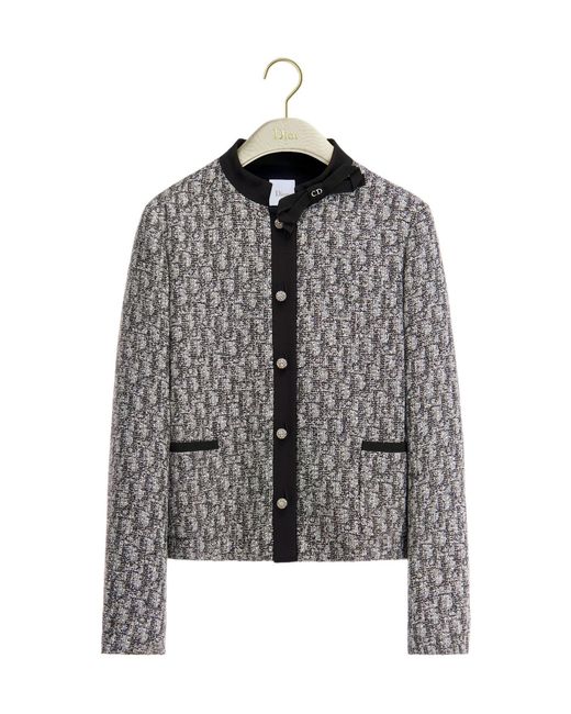 Dior Gray Long-Sleeved Jacket