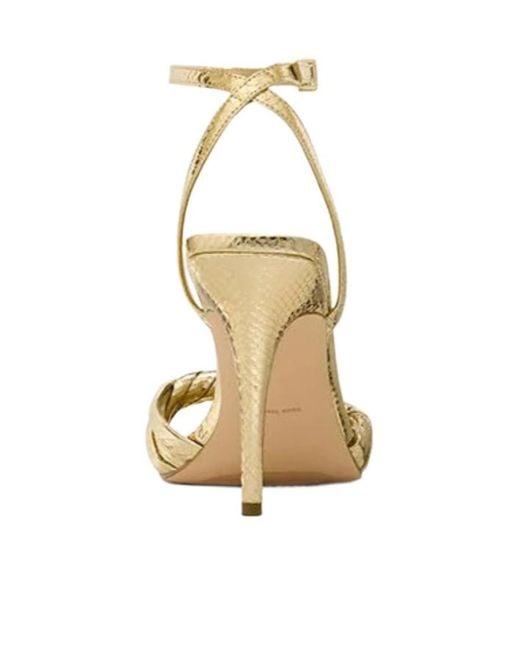 MICHAEL Michael Kors Metallic Kiana Heeled Sandals