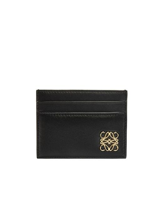 Loewe Black Anagram Puffer Plain Cardholder