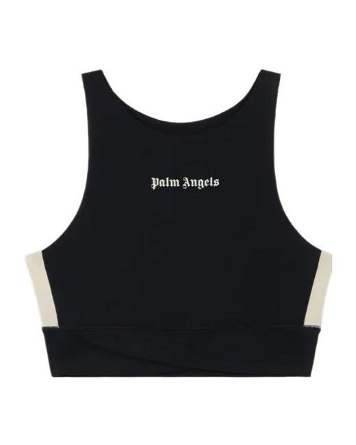 Palm Angels Black Classic Logo Top