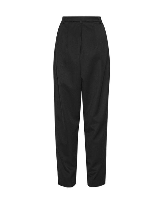 ROTATE BIRGER CHRISTENSEN Black Pleated Tailored Trousers