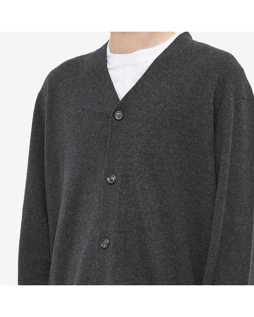 Our Legacy Black Virgin Wool Cardigan for men
