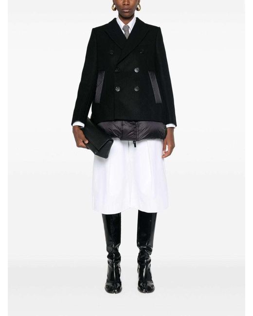 Sacai Black Padded Blazer