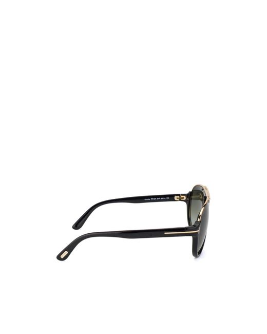 Tom Ford Green Eyewear Pilot Frame Sunglasses for men