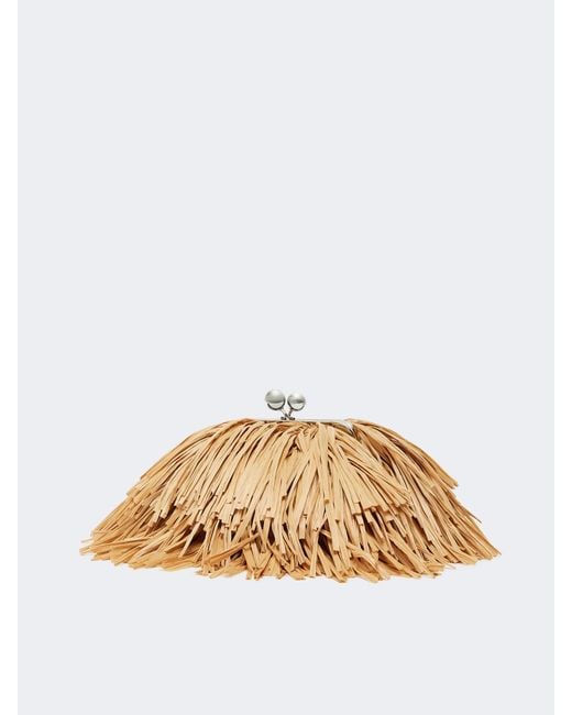 Weekend by Maxmara Natural Wkaquiete Fringed Small Pasticcino Bag