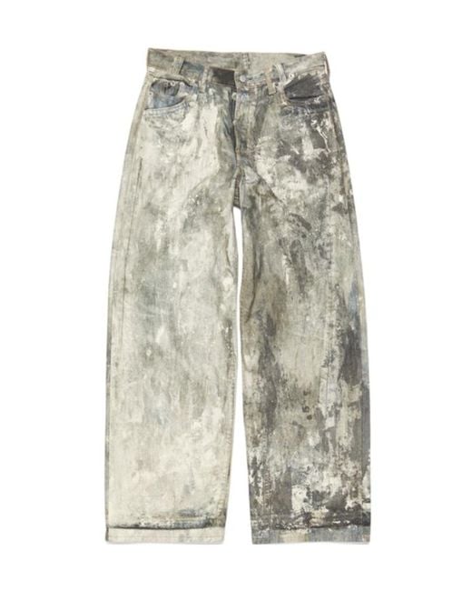 Acne Studios Men's Loose Fit Wide Leg Pants