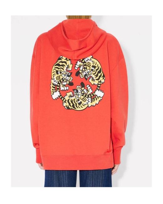 KENZO Red Verdy Market' Genderless Oversized Hoodie for men
