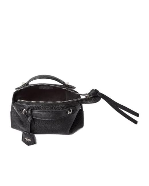 Fendi Black By The Way Soft Boston Shoulder Bag