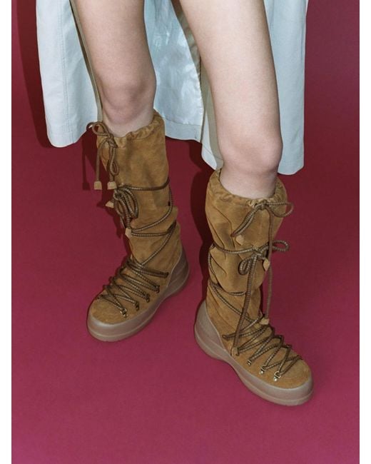 Moon Boot Brown Luna Extra Boots