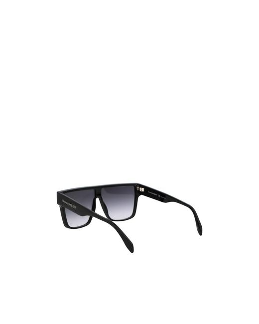 McQueen Gray Eyewear Shield Frame Sunglasses for men