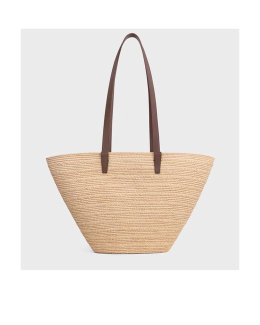 【CELINE】MEDIUM SUPPLE CLASSIC PANIER BAG Celine Medium Supple Classic Panier in Natural | Lyst