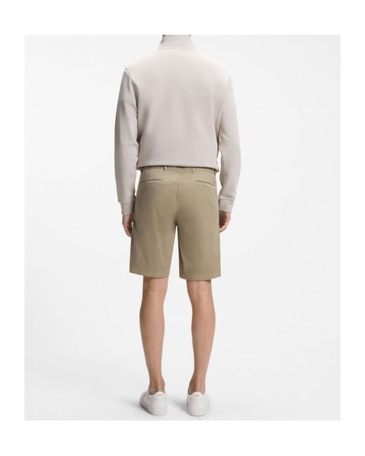 Boss Natural Slim Fit Bermuda Shorts for men
