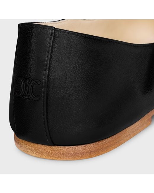Céline Black Les Ballerines Double Strap