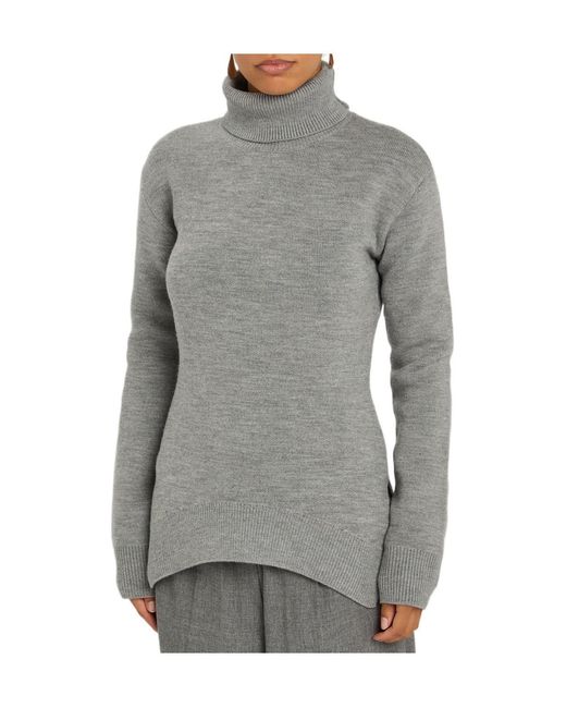 Totême Gray Wool Pullover