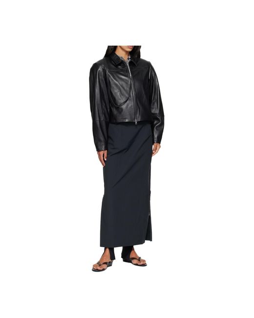 Paloma Wool Blue High-Waisted Midi Skirt