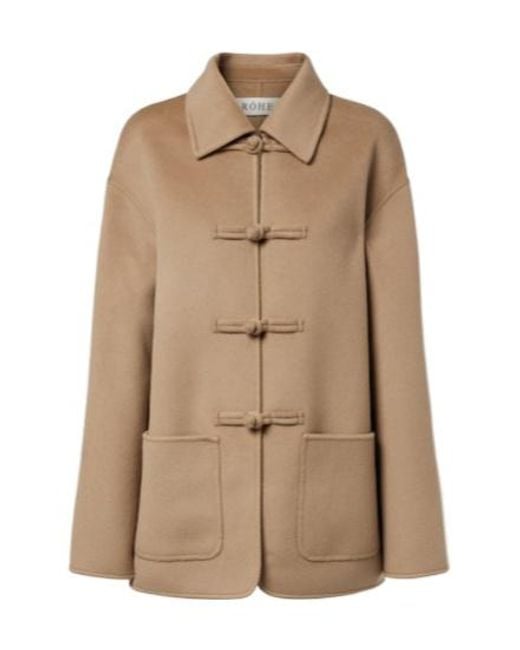 Rohe Natural Wool And Cashmere Jacket
