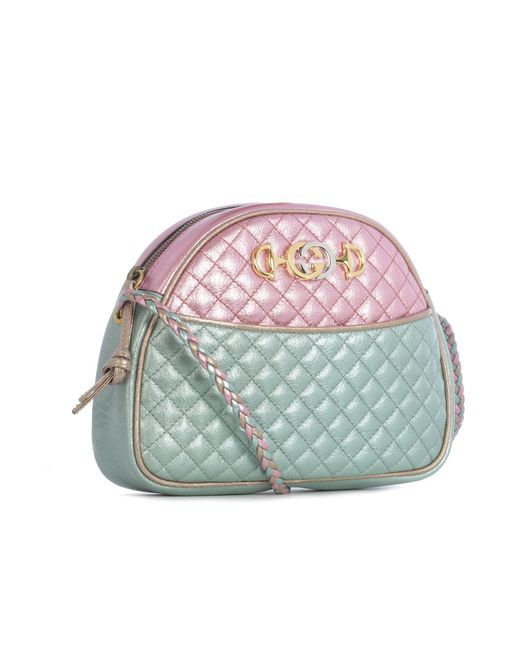 Gucci Gray Jolin Tsai'S Same Color Matching Shoulder Bag