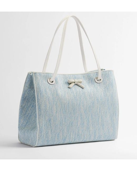 Dior Blue Medium Promenade Shopping Bag