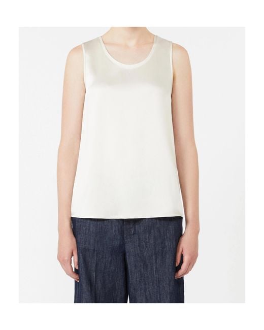 Max Mara White Estri Blouse