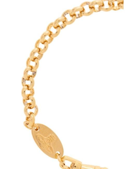 Vivienne Westwood Metallic New Petite Orb Bracelet