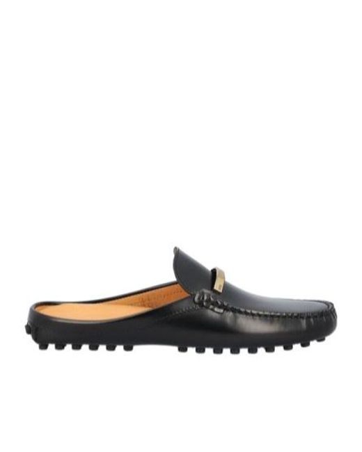 Tod's Multicolor Logo Engraved Slip-On Sandals