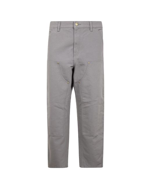 Carhartt Gray Wip Wip Double Knee Pants for men