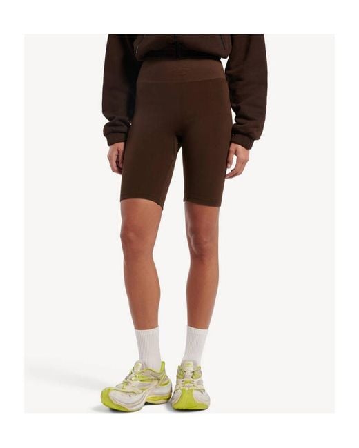 Balenciaga Brown Techwear Seamless Cycling Shorts