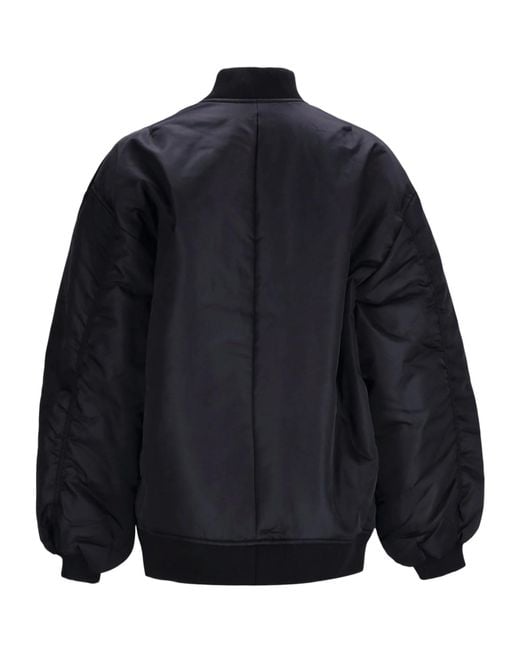 Frankie Shop Black Astra Bomber Jacket