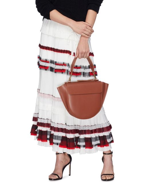 Wandler Brown Medium Hortensia Handbag