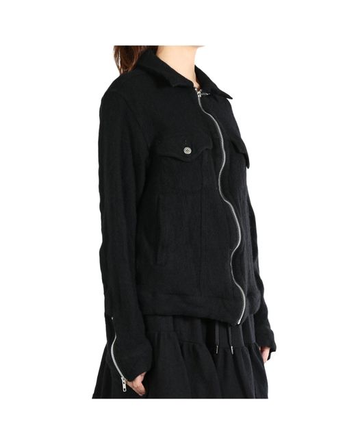 Comme des Garçons Black Zip-Up Jacket