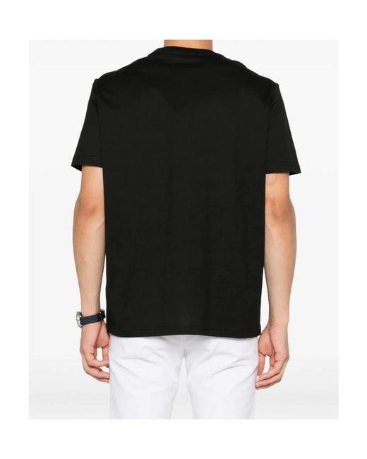 Paul & Shark Black Logo Crew-Neck T-Shirt for men