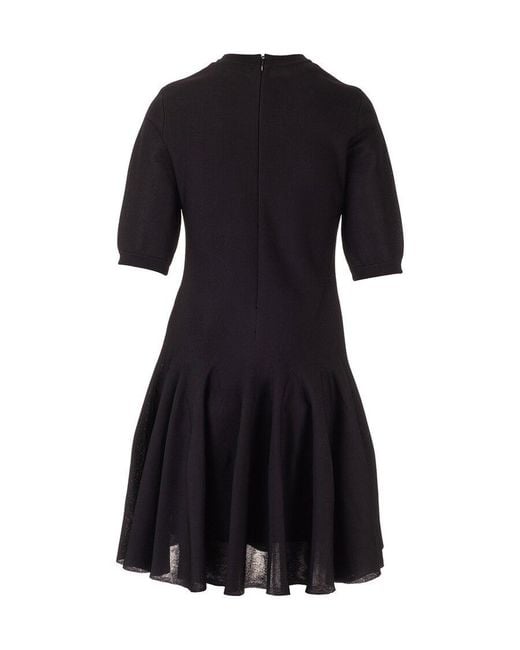 Givenchy Black Flared Knit Dress