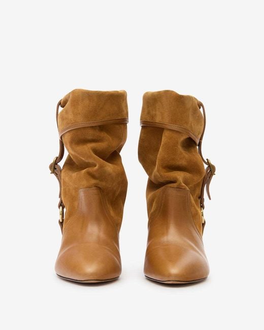 Isabel Marant Brown Darner Buckle Boots