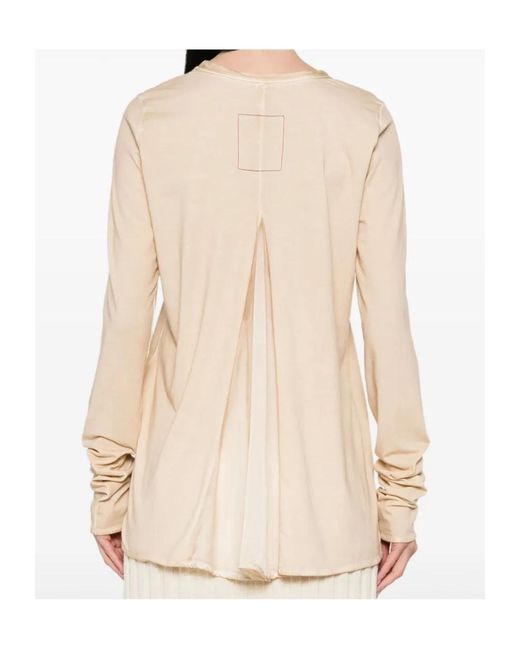 Uma Wang Natural Long Sleeve Blouse