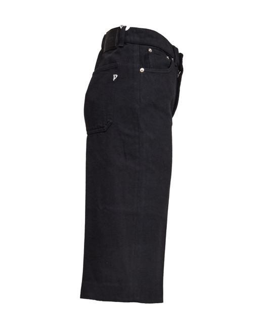 Dondup Black Delfine Regular Bermuda Shorts