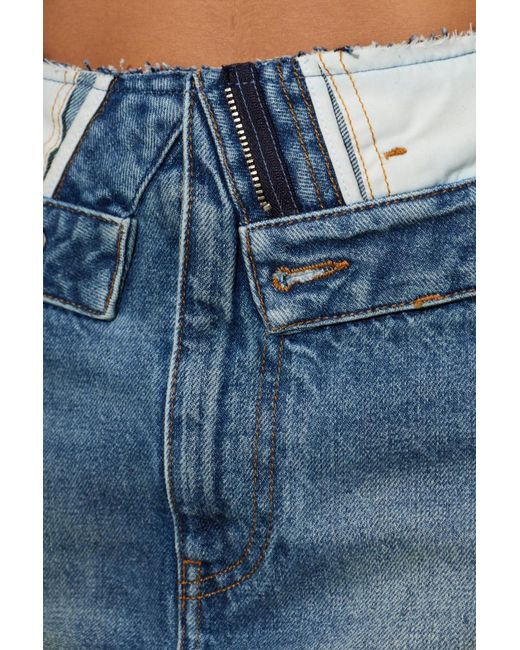 MM6 by Maison Margiela Blue Denim Skirt