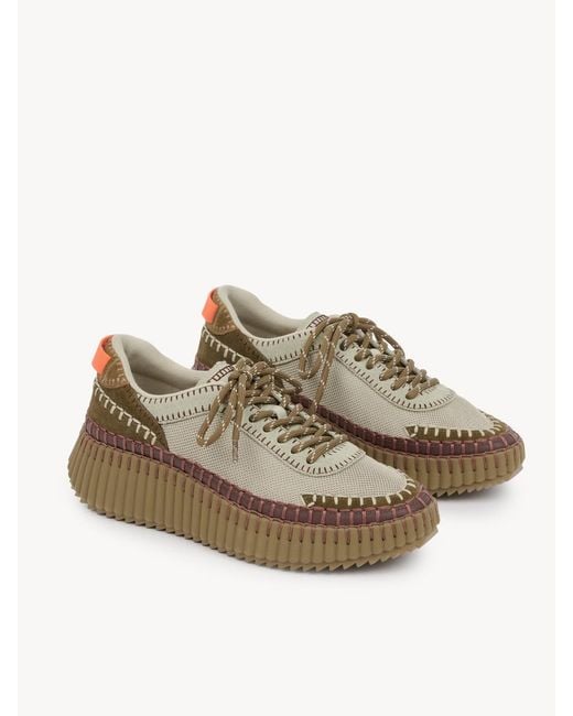 Chloé Brown Nama Sneaker