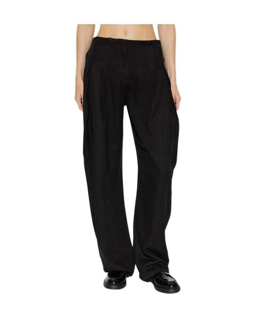 IRO Black Pleated Trousers