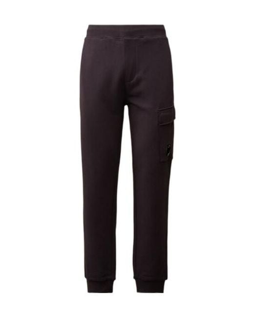 C P Company Blue Lens-Detail Track Pants for men